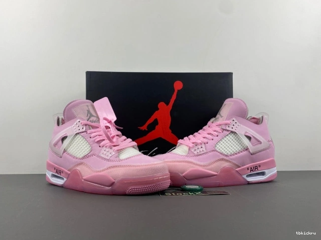 Reps TBkick 4 OFF-WHITE X JORDAN PINK 0823